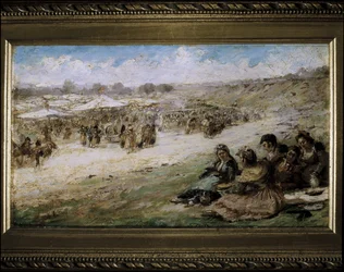 Die Wiese von San Isidro in Madrid