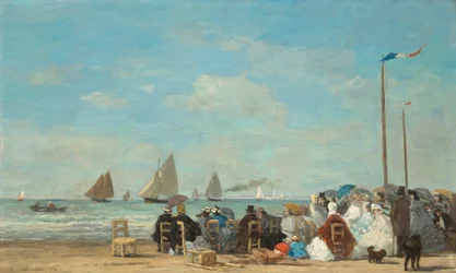 Strandszene in Trouville