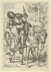 Goetz unterstützt von den Zigeunern, nach 1845