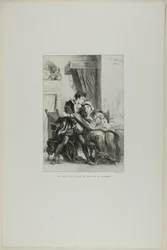 Hamlet und die Königin, Platte 10 aus Hamlet