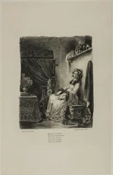 Marguerite am Spinnrad, aus Faust