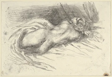 Studie einer Frau von hinten gesehen, 1833