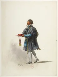 Saint-Saëns - Henry VIII - Kostümentwürfe - Lacoste - 34. Kostüm