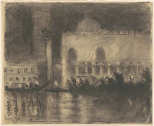 Erinnerung an Venedig: der Palazzo Ducale und die Piazzetta