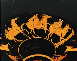 Reitszene. Rotfigurige Tasse aus Vulci
