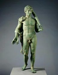 Jugendlicher Herkules (vergoldete Bronze)