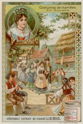 Eine Braut in Schwaben