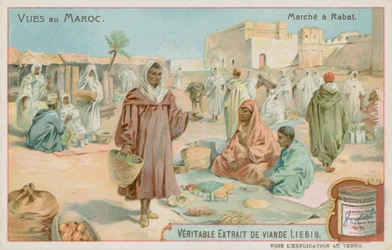 Ein Markt in Rabat