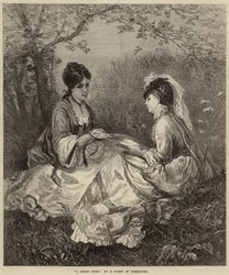 Ein schattiges Plätzchen (Gravur)