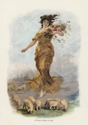 Eine moderne Göttin des Glücks