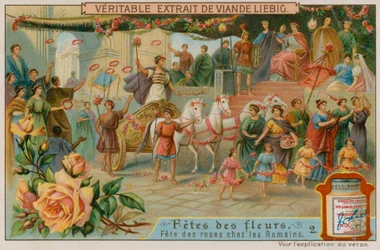 Rosenfest im alten Rom