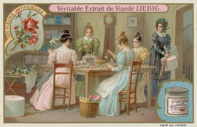 Kunstblumenherstellung