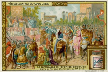 Champ de Mai Fest unter Karl dem Großen im 9. Jahrhundert