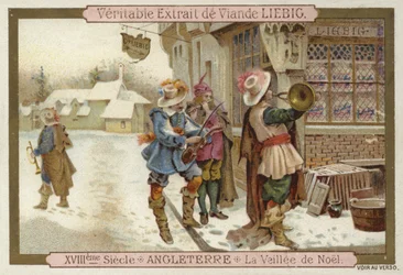 Heiligabend in England, 18. Jahrhundert