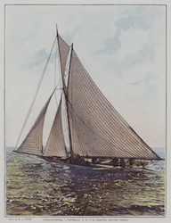 Chrysanthemum, 5-Tonnen-Segelboot vor Pornic, Bretagne