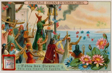 Blumenfest im alten Ägypten