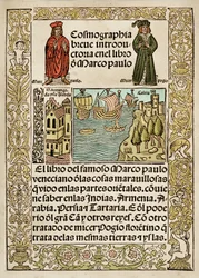 Frontispiz zu Marco Polos Il Milione
