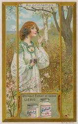 Mädchen mit Veilchen