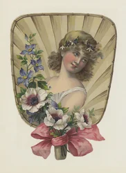 Mädchen mit Blumen