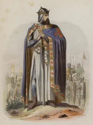 Gottfried von Bouillon, fränkischer Anführer des Ersten Kreuzzugs und erster Herrscher des Königreichs Jerusalem