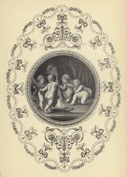 Illustration aus Michael Angelo Pergolesis Buch der Ornamente