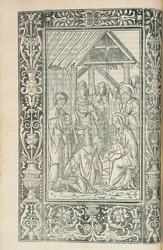 Illustration aus dem Decachordum Christianum von Marcus Vigerius (1446-1516), Fano