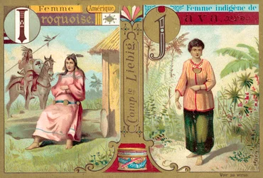 Irokesen- und javanische Frauen