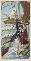 Jules Duruofs Ballon geht in der Nordsee nieder, 1874