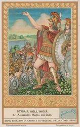 König Alexander der Große in Indien