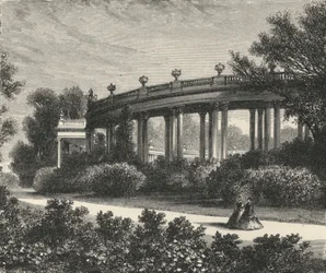 Die Kolonnade in Potsdam (Stich)