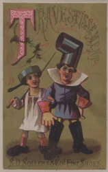 Buchstabe T, Travestissement