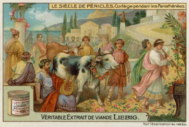 Prozession vor den Panathenäischen Spielen