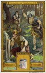 Szene aus dem Nibelungenlied