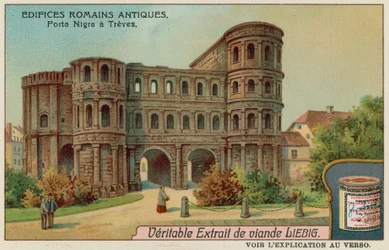 Die Porta Nigra (Schwarzes Tor) in Trier
