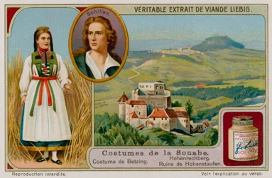 Die Kleidung von Betzingen, Friedrich Schiller und Hohenstaufenschloss