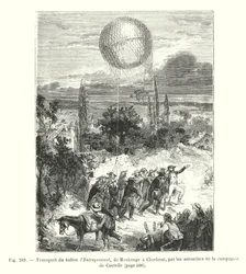 Transport des Ballons l