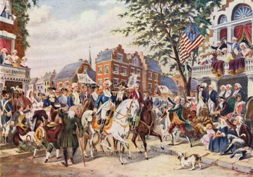 Washingtons Einzug in New York