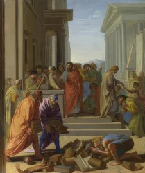 Apostel Paulus predigt in Ephesos