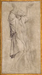 Studie für Marcus Curtius, legendäre Figur des antiken Rom