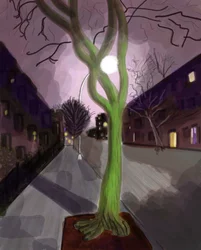 11th Street bei Nacht, Brooklyn