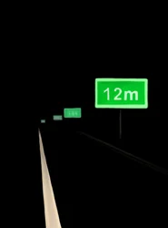 Fahrt auf der Straße bei Nacht #5 Brooklyn