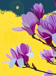 Blühender Tulpenbaum