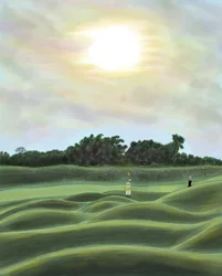 Golfplatz und Zuschauer, Brooklyn