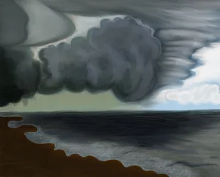 Große Wolke über dem Ozean, 2016