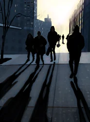 Bürgersteig in Manhattan