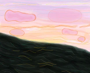 Ozean bei Dämmerung