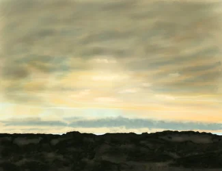 Swan Beach, Dünen und Himmel