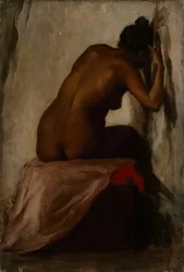 Weibliche Figur sitzend, ca. 1898 [LDUCS-5186]