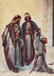 Peter und Johannes und der lahme Mann