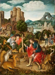 Szene aus dem Leben des Heiligen Rochus, 1517